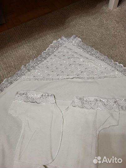 Комплект на выписку белый