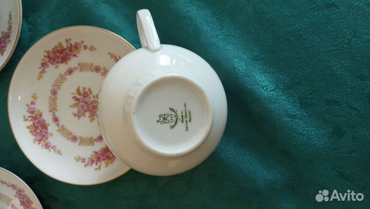 Чайный сервиз гдр,6 персон