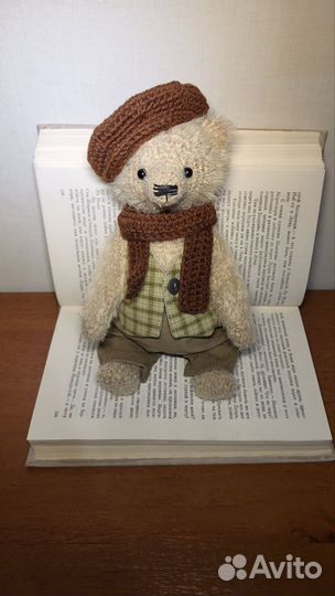Вязаная игрушка Мишка Тедди ручная работа