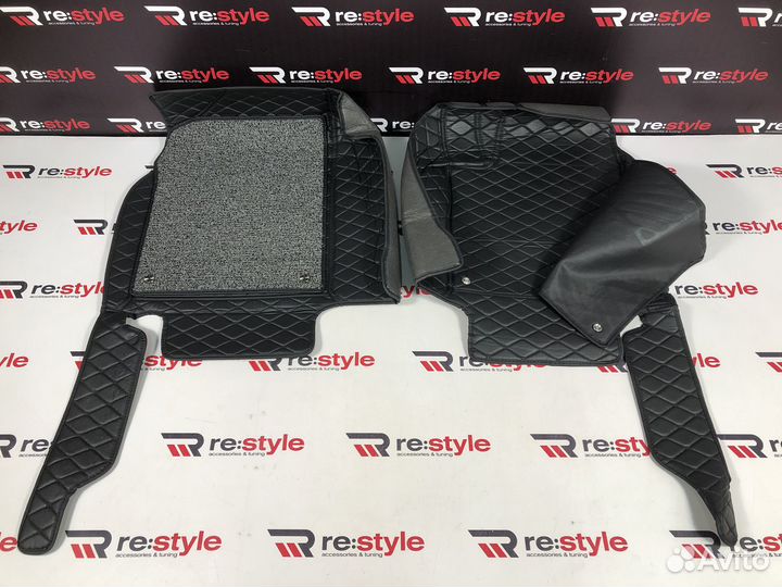 Ковры салона 3D Toyota Camry 50 Правый руль Черные