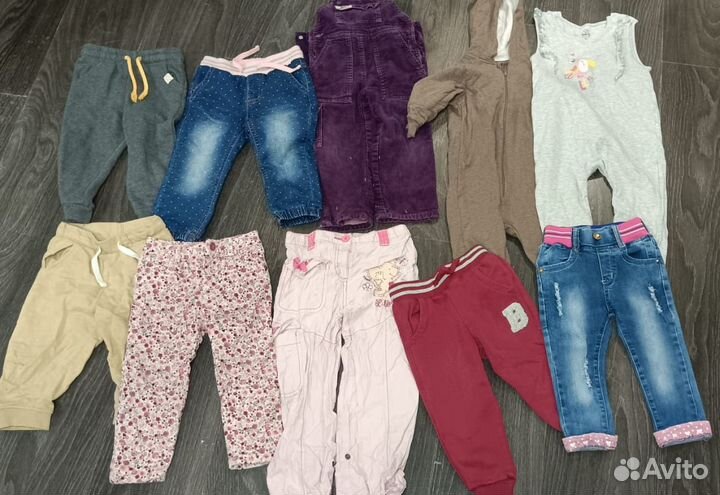 Детские вещи на девочку пакетом 86 92