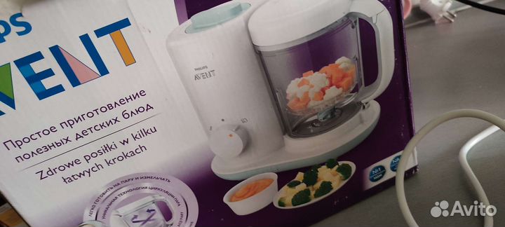 Пароварка блендер philips avent