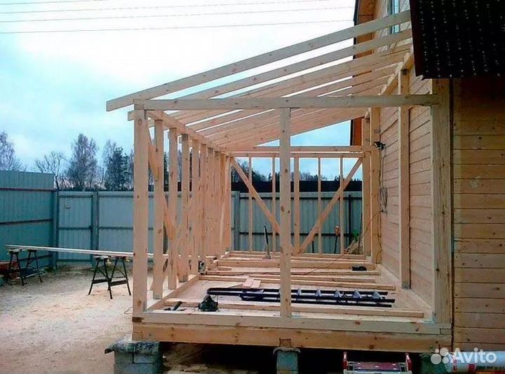 Постройка к дому