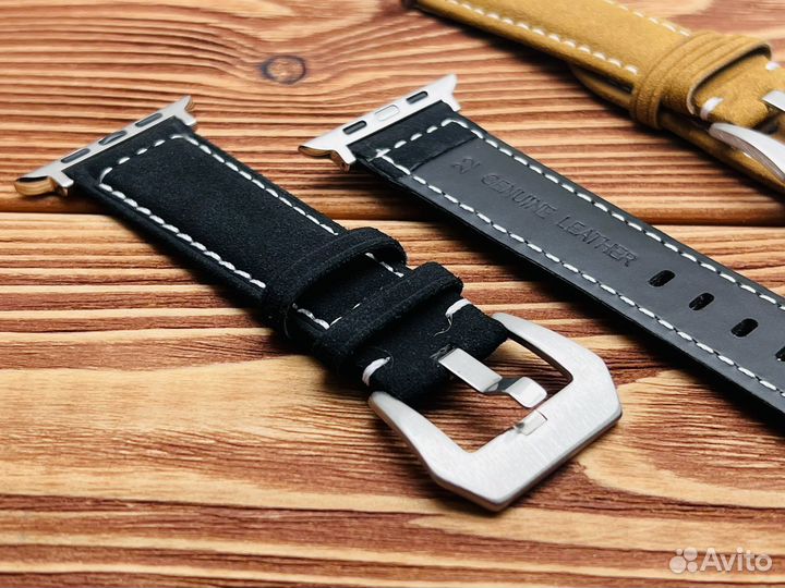 Ремешок apple watch нубук
