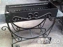 Мангал большой с колесами