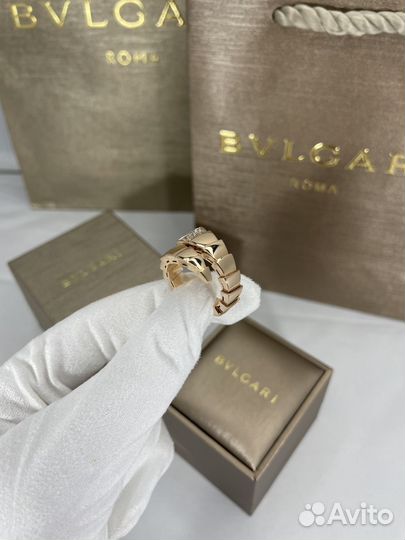 Кольцо bvlgari serpenti