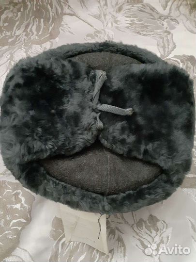 Шапка-ушанка меховая для офицер-го состава,р.56,58