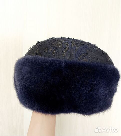 Шапка норковая женская