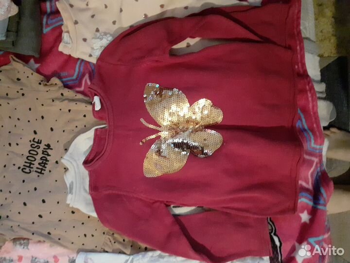 Пакет вещей и обуви на девочку 104р