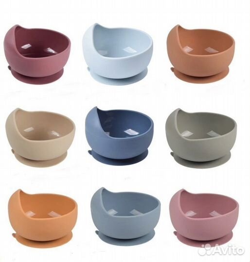 Силиконовая тарелка детская