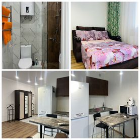 Квартира-студия, 35 м², 2 кровати