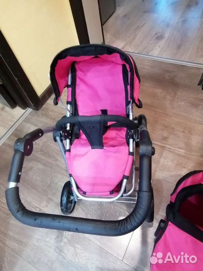 Коляска кукольная 2 в 1