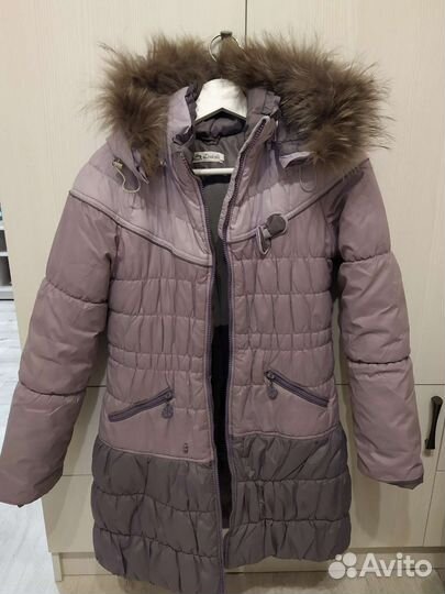 Пальто пуховик для девочки