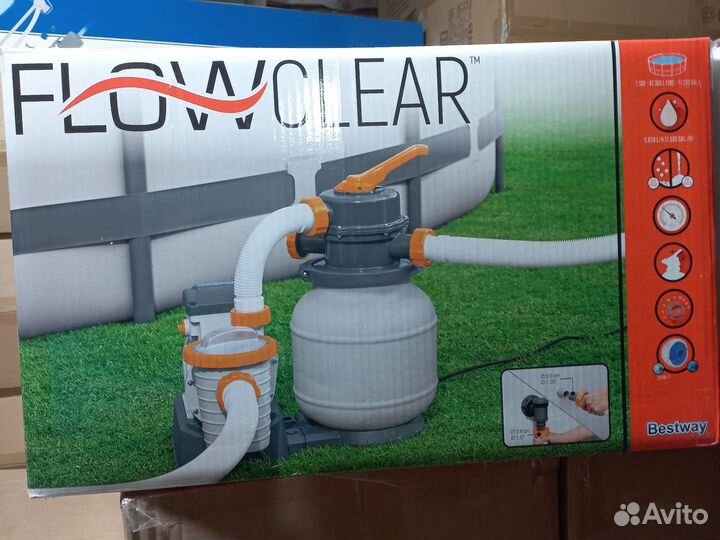 Песочный фильтр насос 5678л/ч Bestway 58497