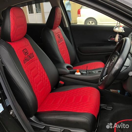 Авточехлы из экокожи honda vezel