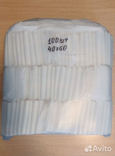 100 штук 40*60 Пеленки одноразовые
