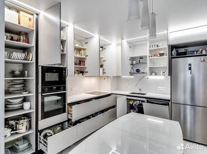 Кухня в стиле хай тек на заказ