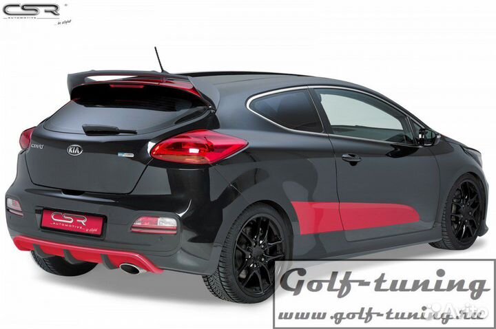 Kia Pro Ceed 13-18 Спойлер на крышку багажника