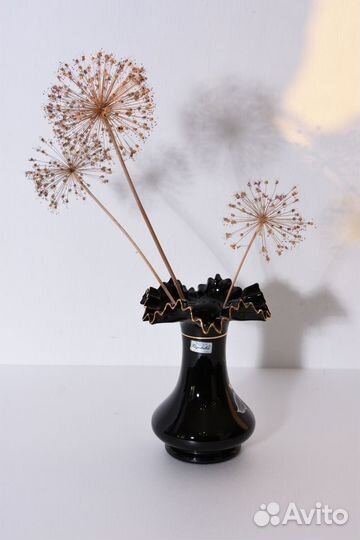 Винтаж Ваза bohemia Crystalex Чешская Кобальт