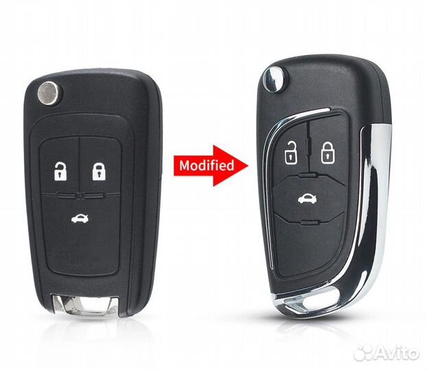 Корпус ключа chevrolet cruze, Orlando, Opel Astra