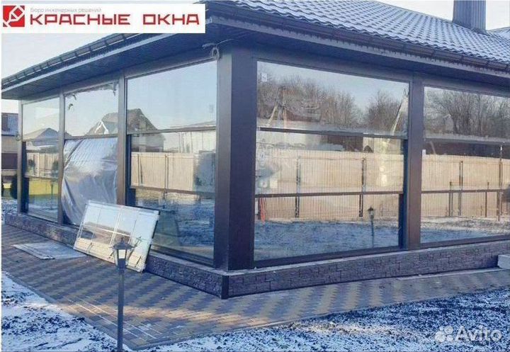 Гильотинное остекление
