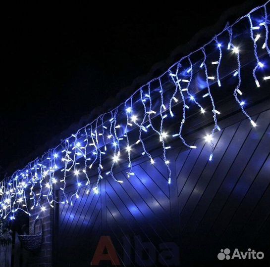 Гирлянда уличная бахрома