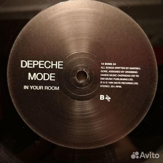 Depeche Mode- In Your Room Mute 12 bong 24 UK 1994