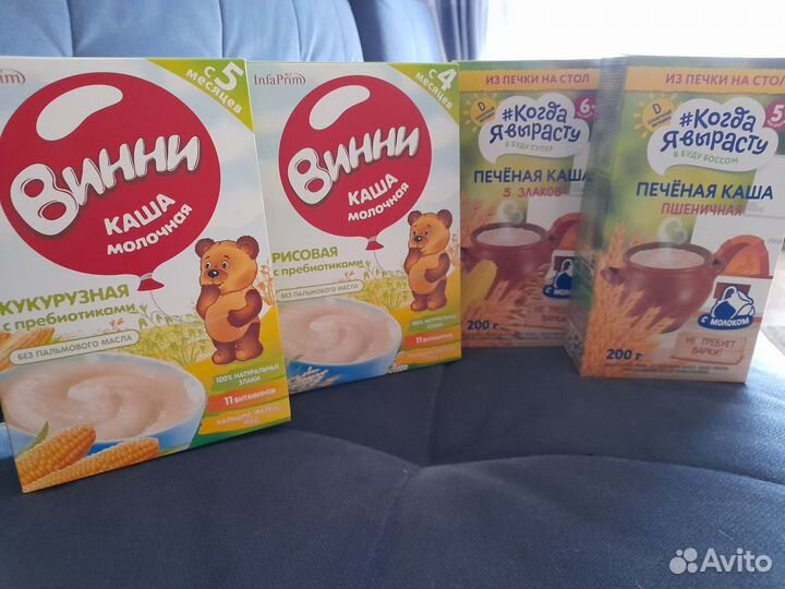 Детские каши молочные