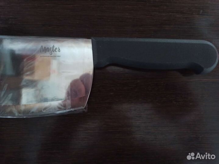 Топор новый из нержавеющей стали для разделки мяса