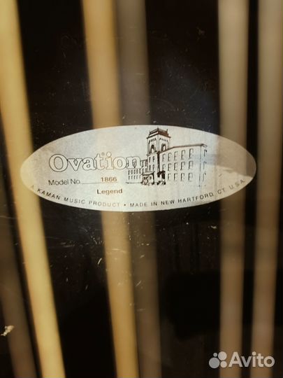 Электро акустическая гитара Ovation Legend 1866 US