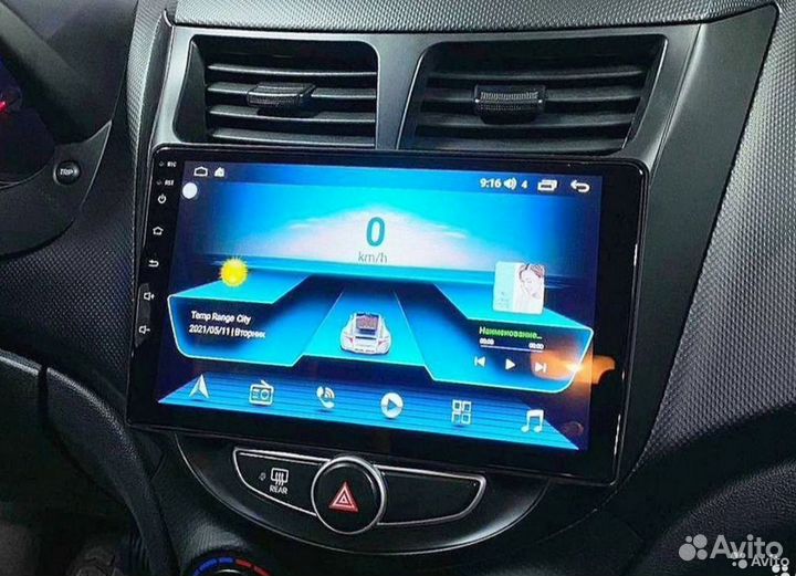 Магнитола Hyundai Solaris 11-16 WiFi Navi IPS