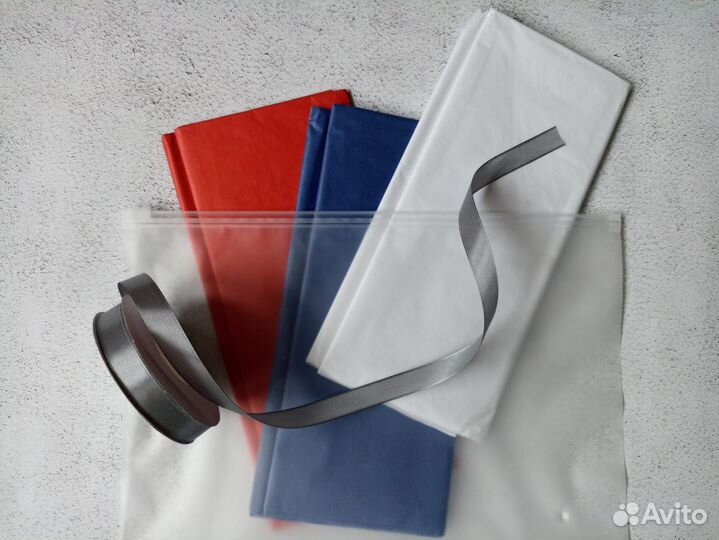 Упаковочная бумага тишью с лентой