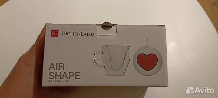 Кружки Сердце kuchenland 2 шт