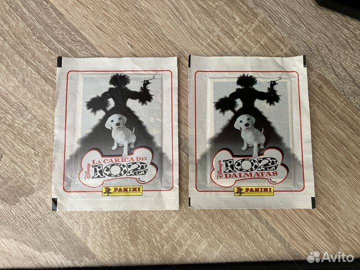 Panini 102 далматинца 2000 год