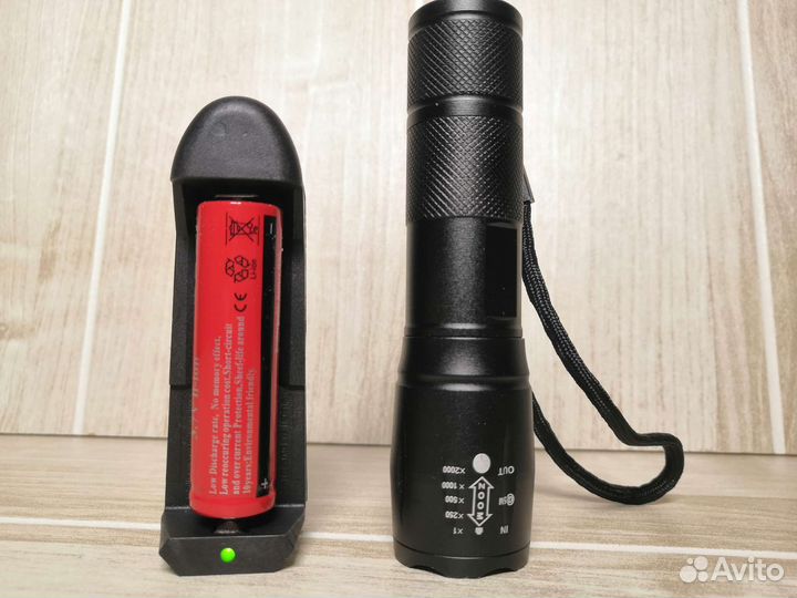 Фонарь карманный мощный