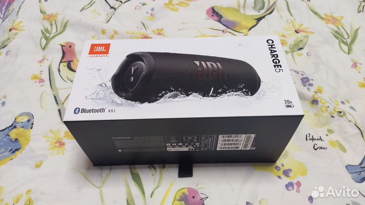 Беспроводная колонка JBL Charge 5 Black