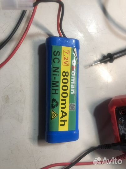 Аккумулятор 7,2 v для радиоуправляемых моделей