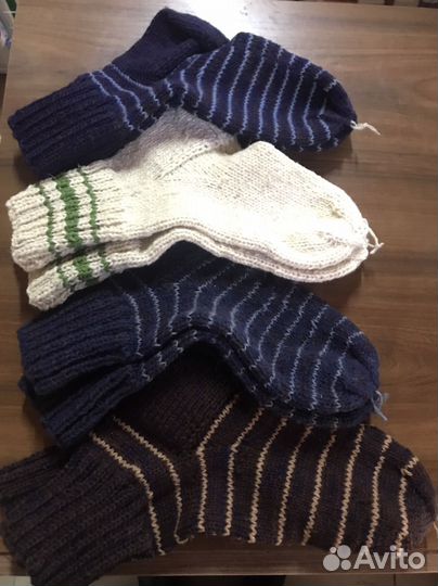 Вязанные носки ручной работы, размер от 36 до 46