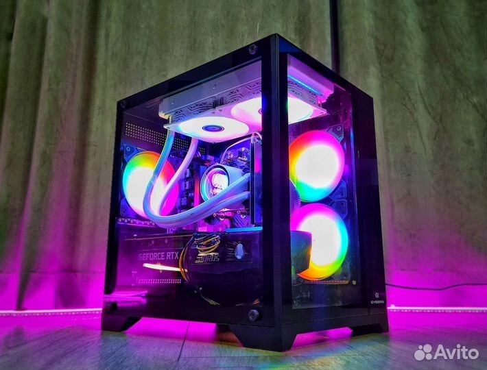 Игровой пк ryzen 5 5600, rtx