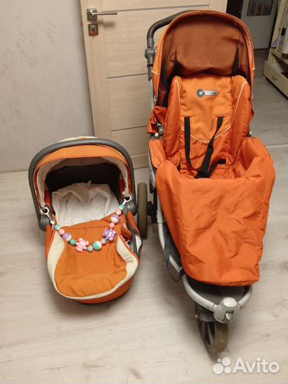 Коляска 2 в 1 бу