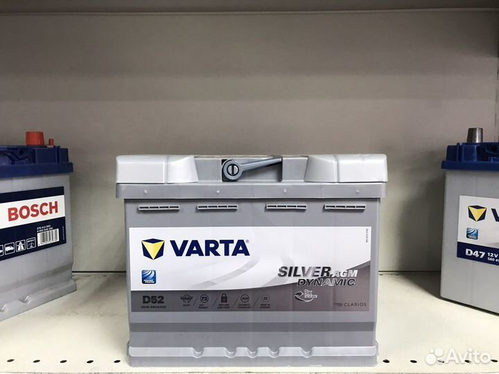 Аккумулятор Varta AGM 60AH