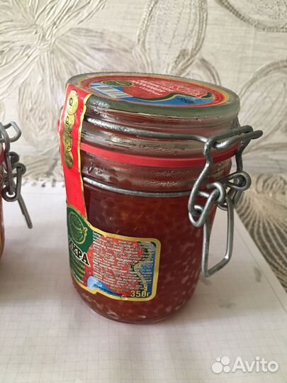 Красная икра лососевая