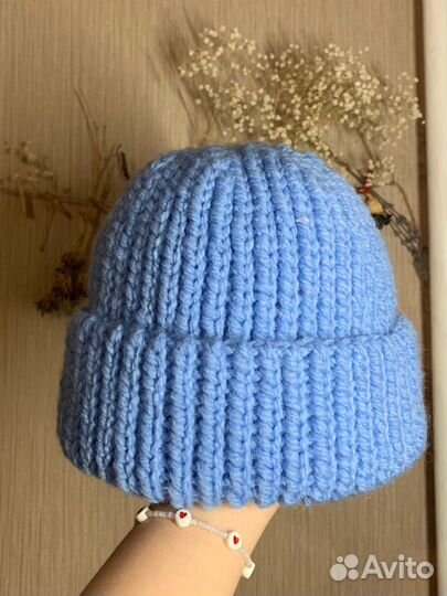 Шапка бини ручная работа