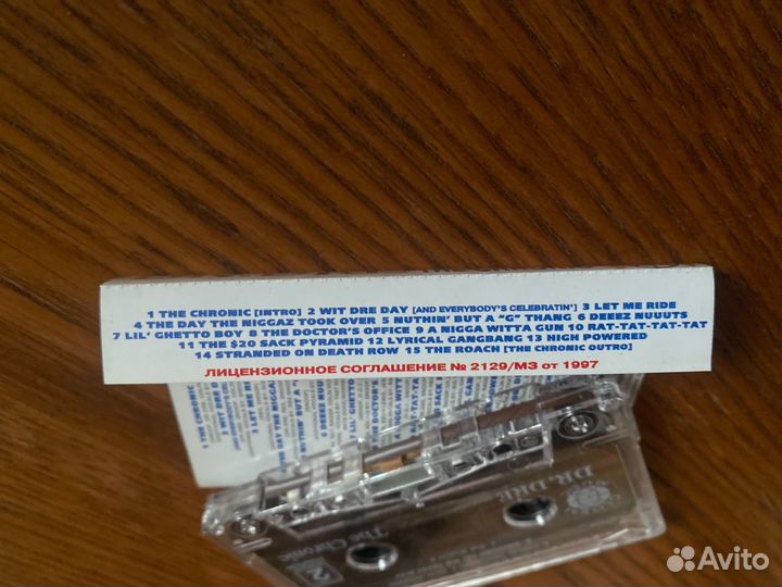 Аудио кассета Dr. Dre The chronic