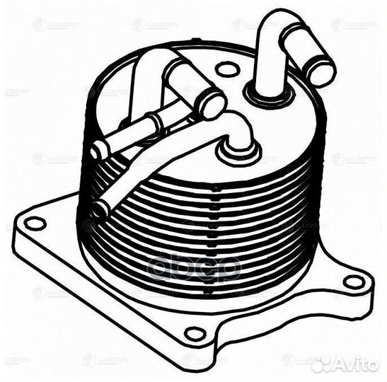 Радиатор масляный mitsubishi lancer X/outlander