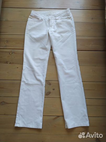Брюки женские светлые летние лёгкие 40-42