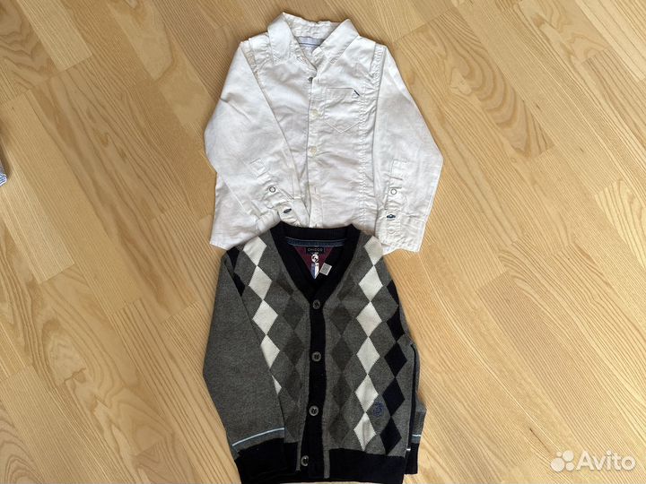 Джемпер Chicco, рубашка ycc на 3 года