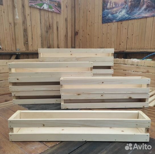 Ящик деревянный