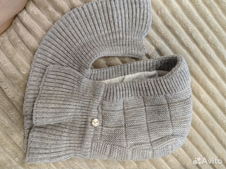 Шапка шлем для новорожденных