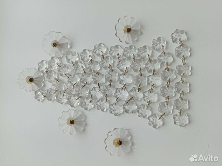 Хрустальные подвески от чешской люстры из СССР